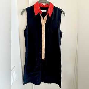Equipment sleeveless silk blouse